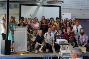 Abschlussklasse der Altenpflege-Ausbildung